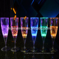 УЛХ красочные СИД стекла пластик светодиодный бокал для шампанского флейты украшения светодиодные жидкий напиток чашки